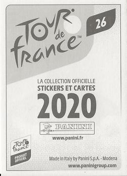 2020 Panini Tour de France #26 Benoit Cosnefroy Back
